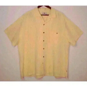 Island Shores Hawaiian Casual Lightweight Short Sleeve Men's Shirt Size XXL
